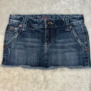 Y2K Billabong Low Rise Denim Mini Skirt